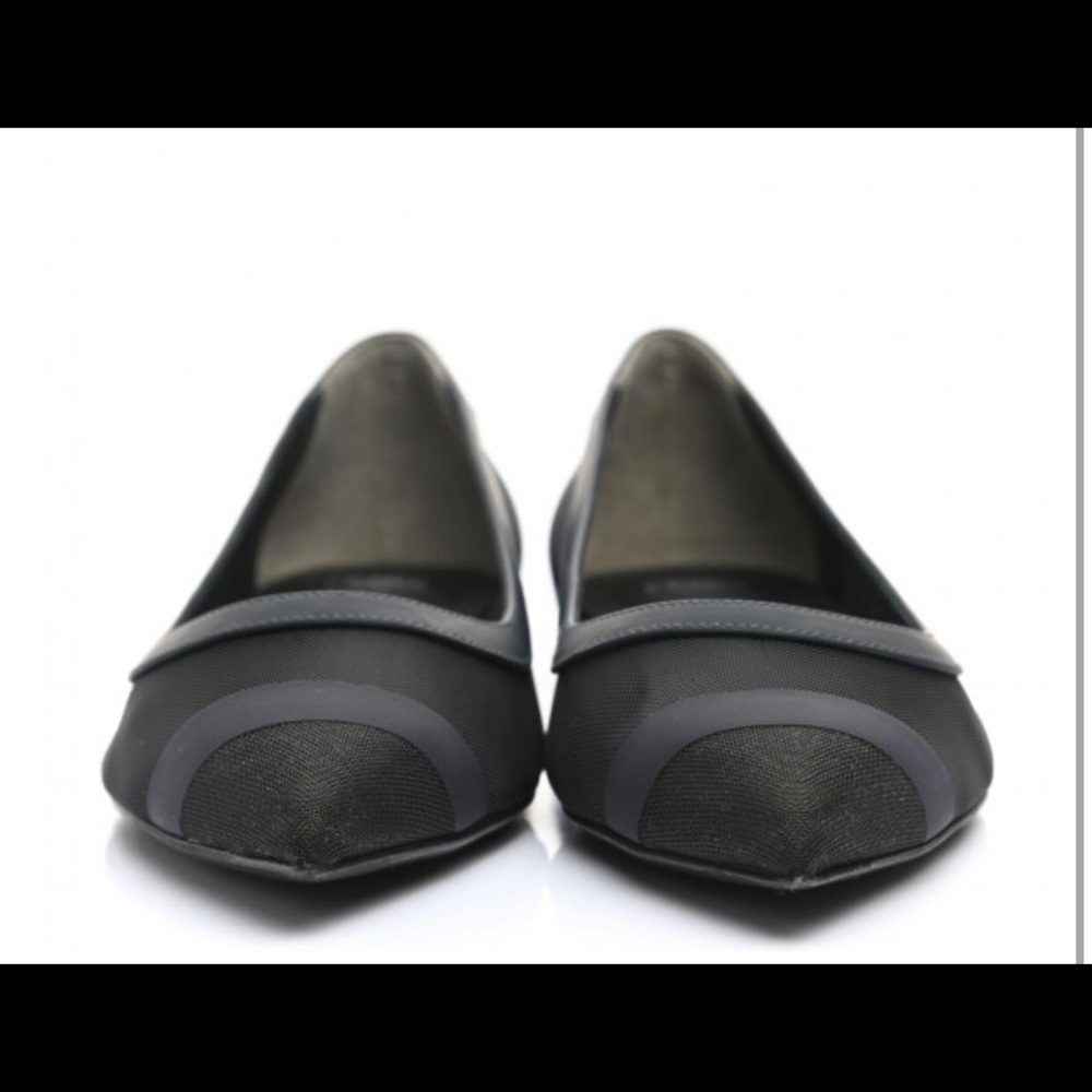 Fendi Authentic Pointed Mesh Flats - image 6